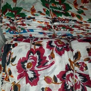 Fancy Floral Printed Cotton Fabric