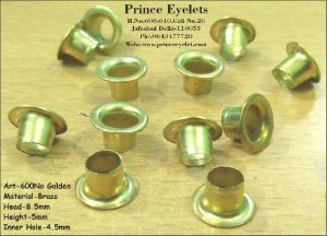 600No Brass Eyelets Golden Color