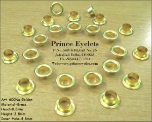 600No Brass Golden Eyelets Small Height