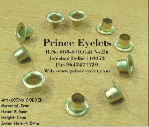 600no Iron Eyelets Golden Color