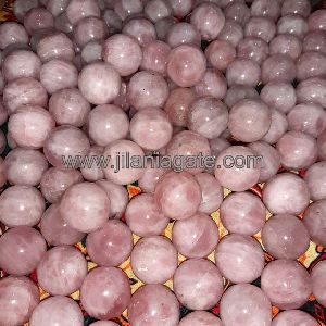Pink Rose Quartz Sphere Crystal Agate Sphere Ball