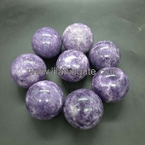 Polished Lepidolite Sphere Crystal Agate Stone Sphere Balls