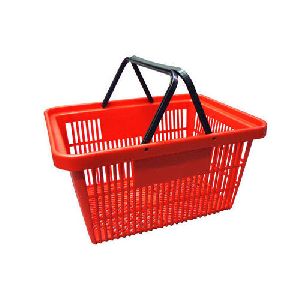 plastic shopping basket