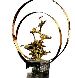 Golden Metal Showpiece