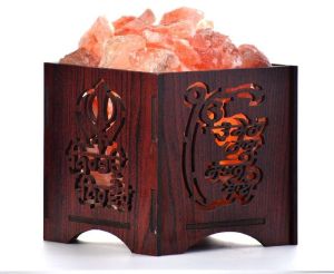 Himalayan rock salt lamp Nirbhau Nirvair