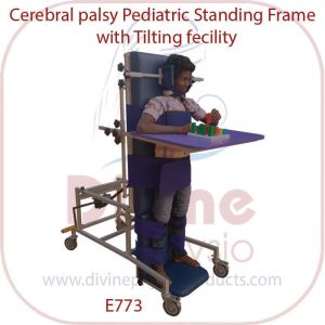 Cerebral Palsy Pediatric Standing Frame with Tilting Fecility