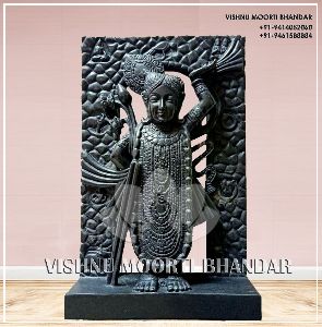 Black Marble Shrinathji Statue