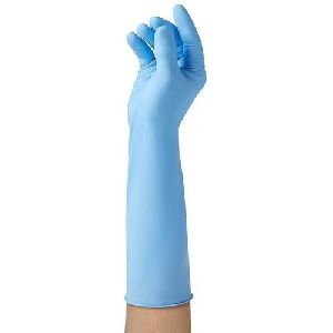 Elbow Length Nitrile Gloves