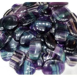 Natural Fluorite Cabochon Gemstone