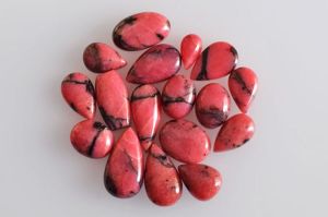 Natural Rhodonite Cabochon Gemstone