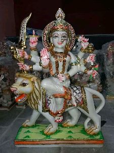 Marble Durga Mata Statue