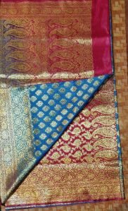 Nylon Zari Work Sarees