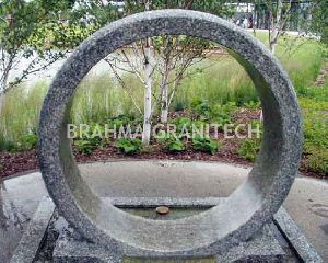 Granite Floating Ring Fountain