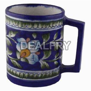 Blue Pottery Coffee & Beer Mug