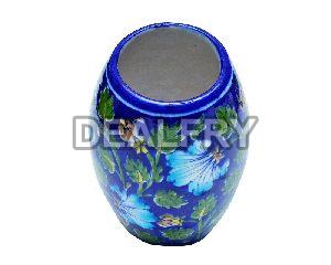 Custom Blue Pottery Vase
