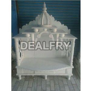Indian White Marble Pooja Temple