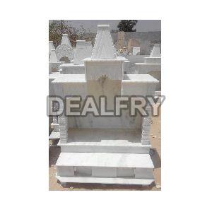 Hindu White Marble Temple for Home Decorative