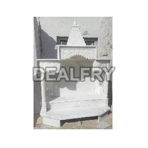 white marble pooja mandir