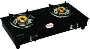 Glass Top 2 Burner Nano Gas Stove