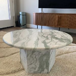 Onyx Marble Table Top with Stand