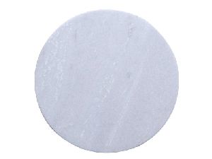 9 Inch White Marble Chakla