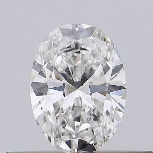 Oval Shaped 0.34ct F VVS1 IGI Certified Lab Grown CVD Diamond