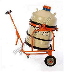 Liquid Nitrogen Container With Trolley