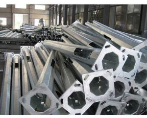 Galvanized Iron Octagonal Light Poles