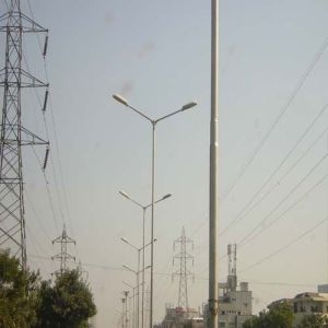 Swaged Tubular Light Poles