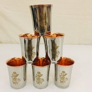 Stainless Steel Copper Glass