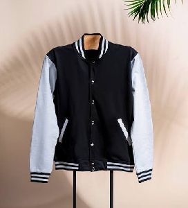 Varsity Cotton Fleece Jacket