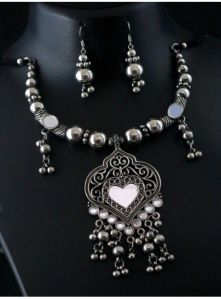 Silver Necklace Set