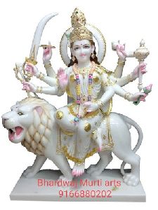 Marble Durga Mata Statue