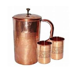 Copper Jug Glass Set