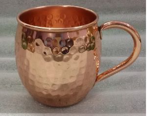 Moscow Mule Solid Copper Mug Handmade Hammered 100% Pure Copper Mule Moscow Mug For Sale