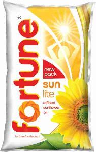 Fortune Sunlite Refined Sunflower Oil 1 Ltr