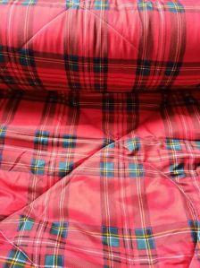 Double Bed Check Print Comforter