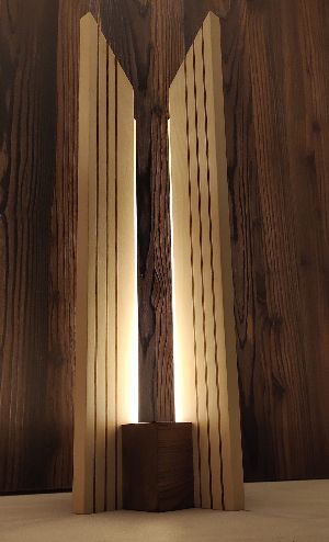 Aarah Wooden Floor Lamp
