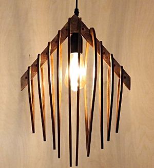 Isharya Wooden Pendant Lamp