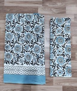 Block Printed Bed Sheet