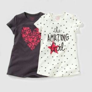 girls cotton t shirt