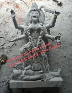 White Marble Kali Mata Statue