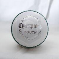 Champion Youth White Leather Cricket Ball