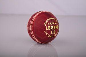 Legend LE Red Leather Cricket Ball