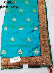 Embroidered Georgette Saree