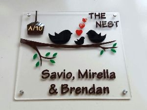 acrylic name plate