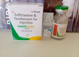 Ceftriaxone Sodium 1000 mg & Tazobactam 125 mg Injection