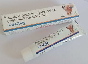 Ofloxacin + Ornidazole + Itraconazole & Clobetasol Propionate Cream