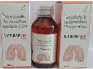 Dextromethorphan Hbr 10 mg + Phenylephrine Hbr 5 Mg + Chlorpheniramine Maleate 2 mg Syrup