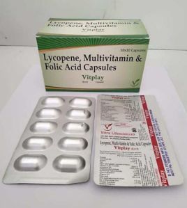 Lycopene 2000 Mcg + Multivitamin 10% & Zinc Capsules